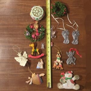 Lot of 15 Vintage Christmas Decorations